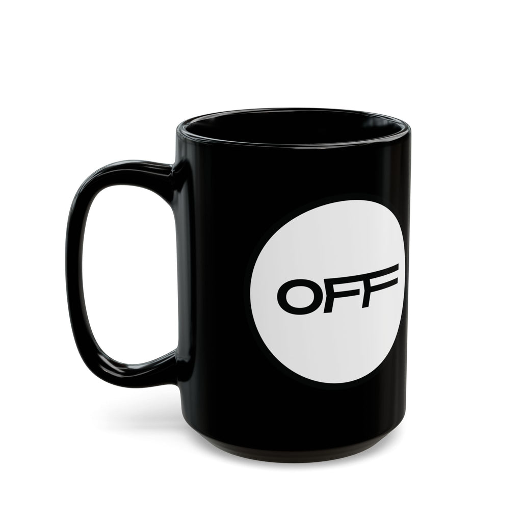 off black mug