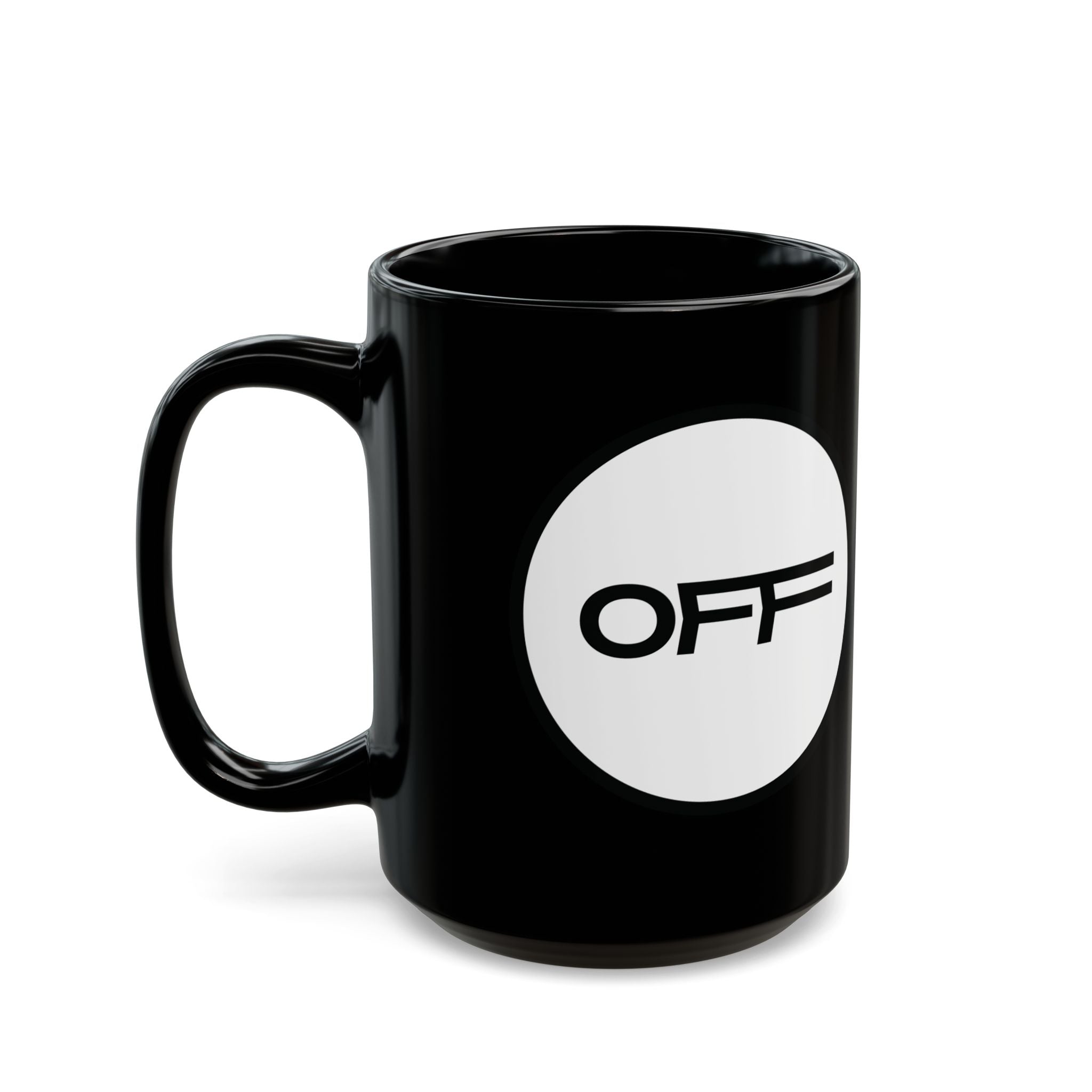 off black mug